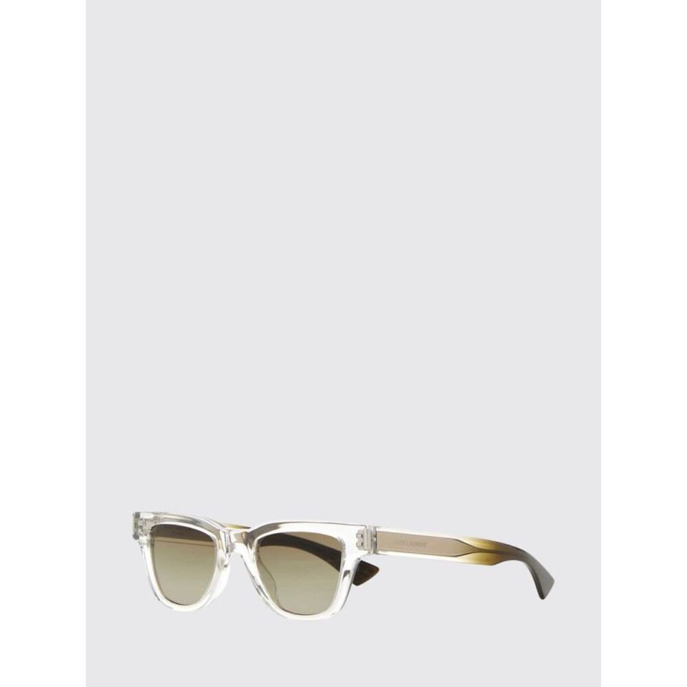 Saint Laurent Men Saint Laurent Cat-Eye Acetate Sunglasses With Smoked Lenses